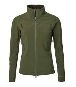 softshell de mujer cortaviento verde chevalier