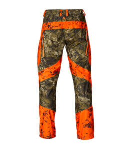 pantalones caza seeland impermeables alta visibilidad camu y naranja