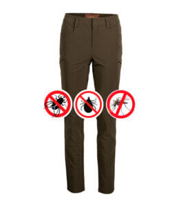 pantalones de caza mujer repelenete garrapatas