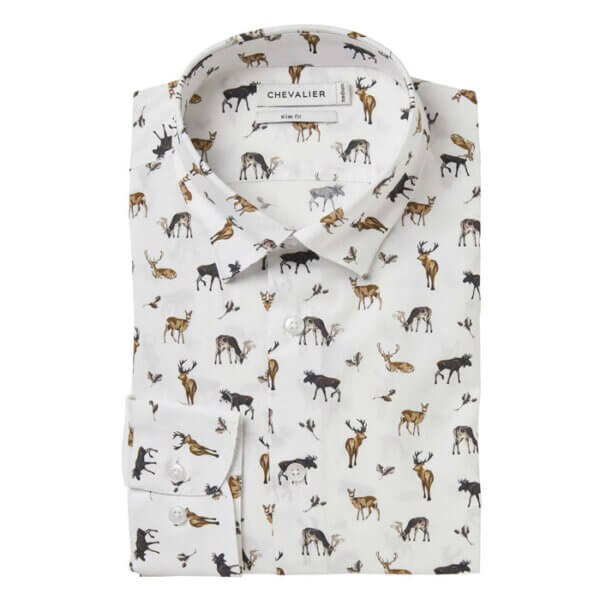 camisa de caza estampado venado