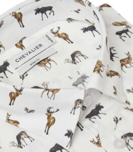 camisa de caza estampado venado