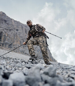 Mountain Hunter Camo Arnés para prismáticos