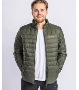 chaqueta plumifero verde de hombre pinewood