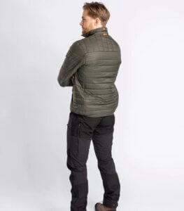 chaqueta plumifero verde de hombre pinewood