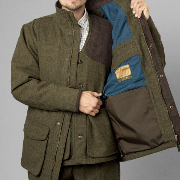 chaqueta de tweed de hombre lana seeland