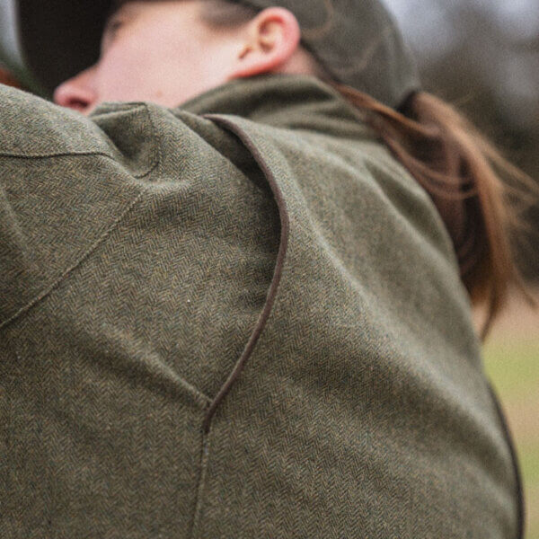 chaqueta de tweed de mujer de la marca Seeland