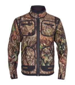 chaqueta polar Kamko de harkila camuflaje mossy oak . polar reversible