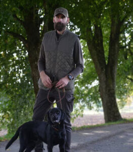 chaleco husky para hombre verde