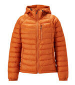 chaqueta plumifero de mujer color naranja