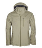 chaqueta hombre repelente al agua beige claro