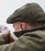 gorra inglesa de tweed de hombre