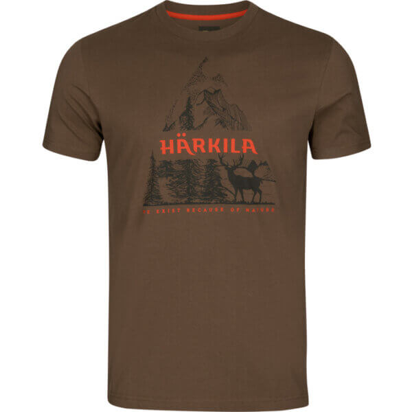 harkila-nature-camiseta-de-hombre-algodon-cuello-redondo-manga-corta-black