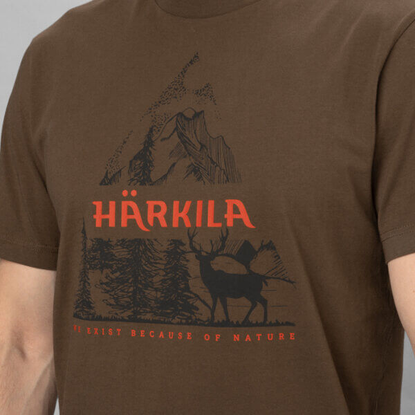 harkila-nature-camiseta-de-hombre-algodon-cuello-redondo-manga-corta-black