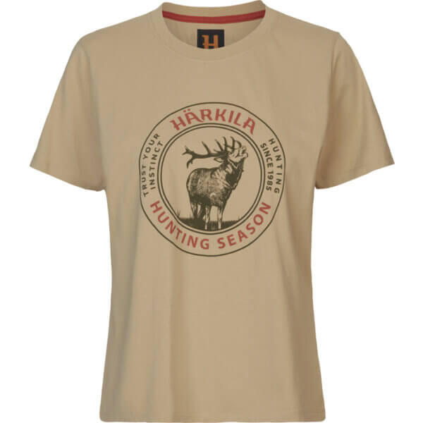 harkila-stag-camiseta-manga-corta-de-mujer-sand