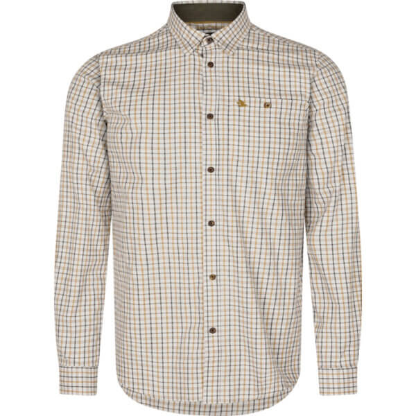 Oxford Camisa de cuadros de hombre tirador Classic Blue